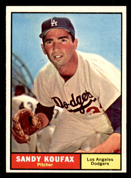 1961 Topps Baseball #344 Sandy Koufax Dodgers NR-MT 556682