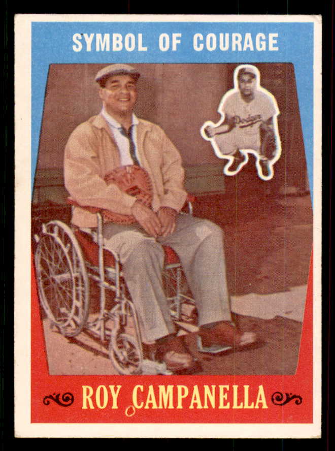 1959 Topps Baseball #550 Roy Campanella Dodgers EX+/EX-MT 556683