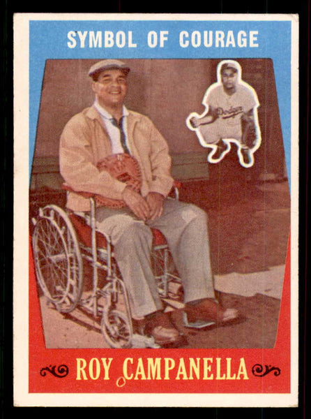 1959 Topps Baseball #550 Roy Campanella Dodgers EX+/EX-MT 556683