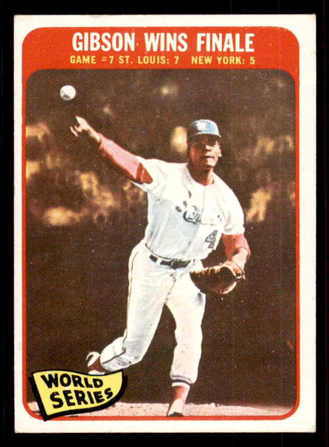 1965 Topps Baseball #138 World Series Game 7 Bob Gibson EX-MT 556699