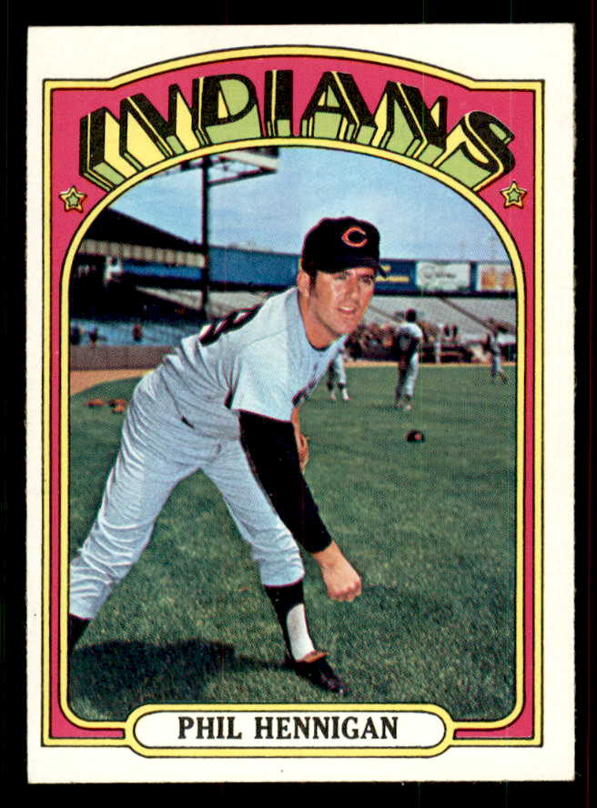 1972 Topps Baseball #748 Phil Hennigan Indians NR-MT 556709
