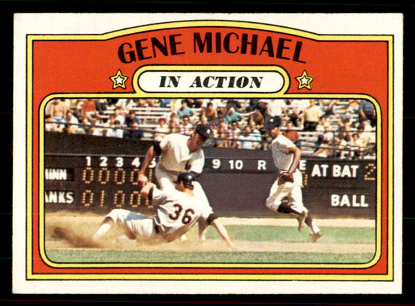1972 Topps Baseball #714 Gene Michael IA Yankees NR-MT 556719