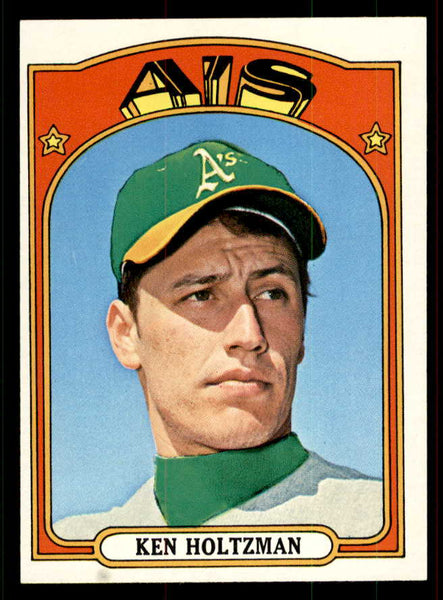 1972 Topps Baseball #670 Ken Holtzman A's NR-MT 556738