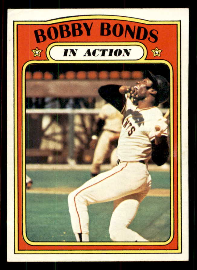 1972 Topps Baseball #712 Bobby Bonds IA Giants EX-MT 556755
