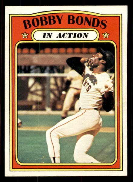 1972 Topps Baseball #712 Bobby Bonds IA Giants EX-MT 556755