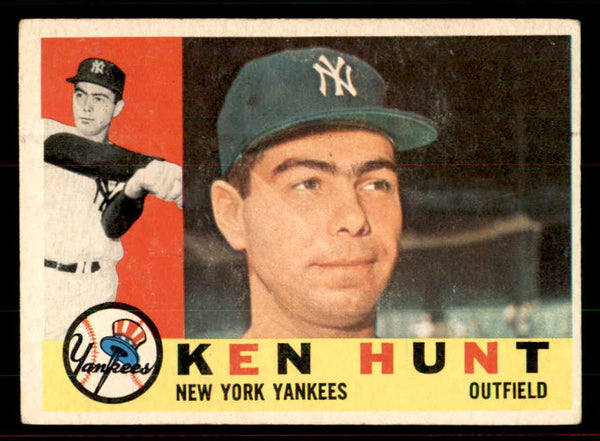 1960 Topps Baseball #522 Ken Hunt Yankees VG-EX 556768