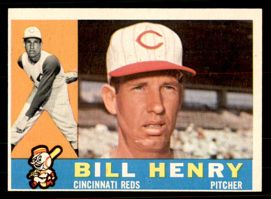 1960 Topps Baseball #524 Bill Henry Reds VG-EX 556771
