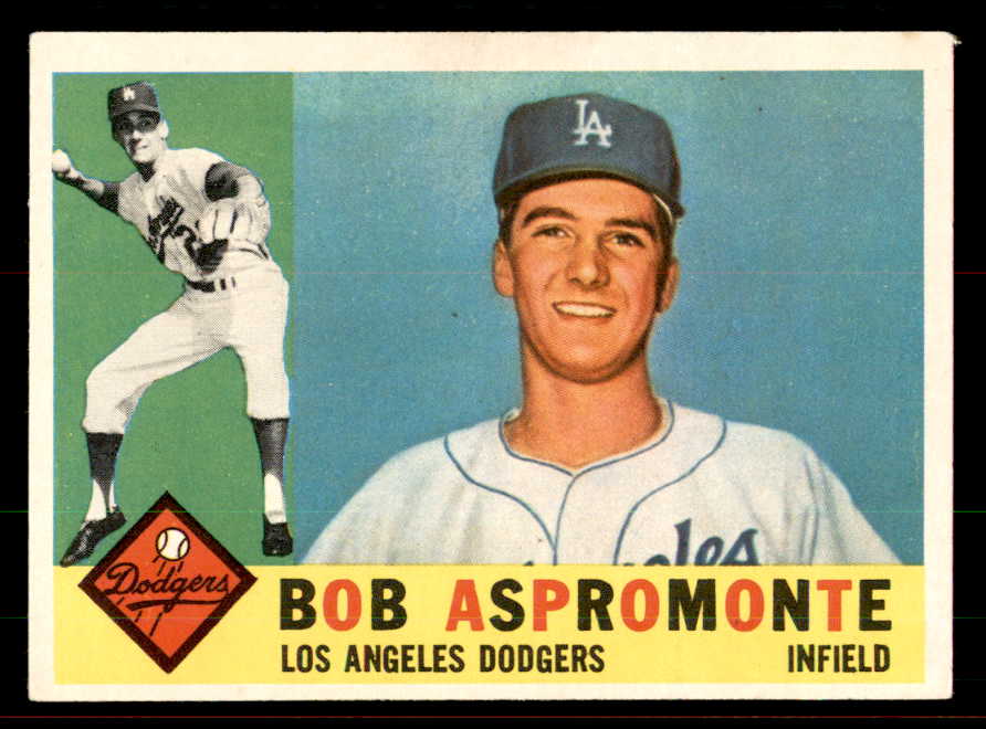 1960 Topps Baseball #547 Bob Aspromonte Dodgers EX+/EX-MT 556773