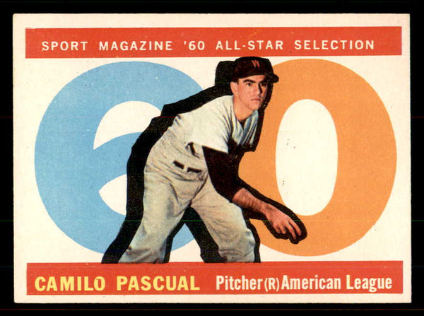 1960 Topps Baseball #569 Camilo Pascual A.S. Senators EX-MT 556786