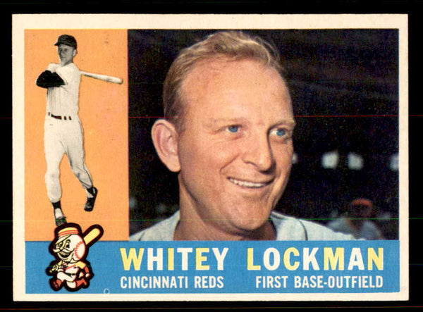 1960 Topps Baseball #535 Whitey Lockman Reds EX-MT 556789