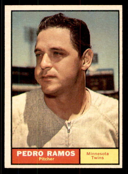 1961 Topps Baseball #528 Pedro Ramos Twins EX-MT 556813