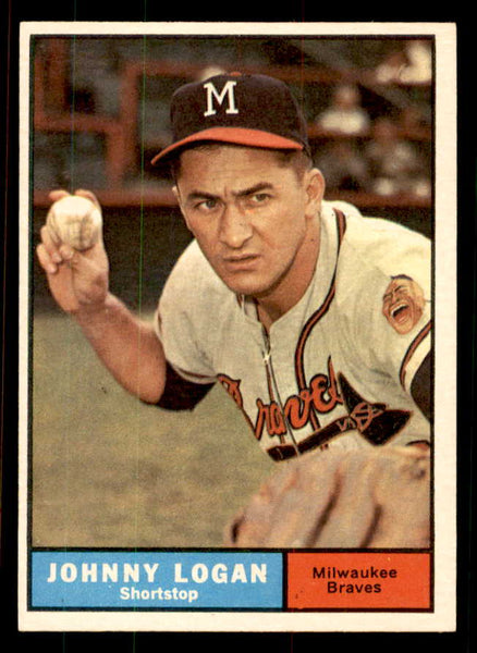 1961 Topps Baseball #524 Johnny Logan Braves EX-MT 556822