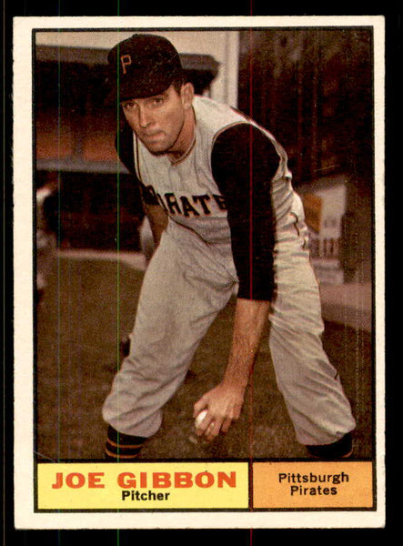 1961 Topps Baseball #523 Joe Gibbon Pirates VG-EX 556828