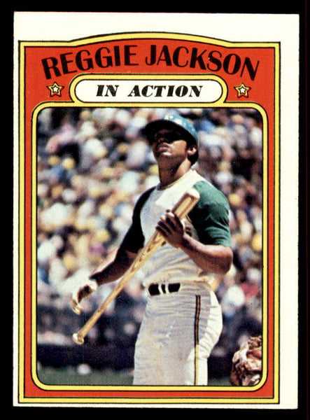 1972 Topps Baseball #436 Reggie Jackson IA A's EX-MT 556844