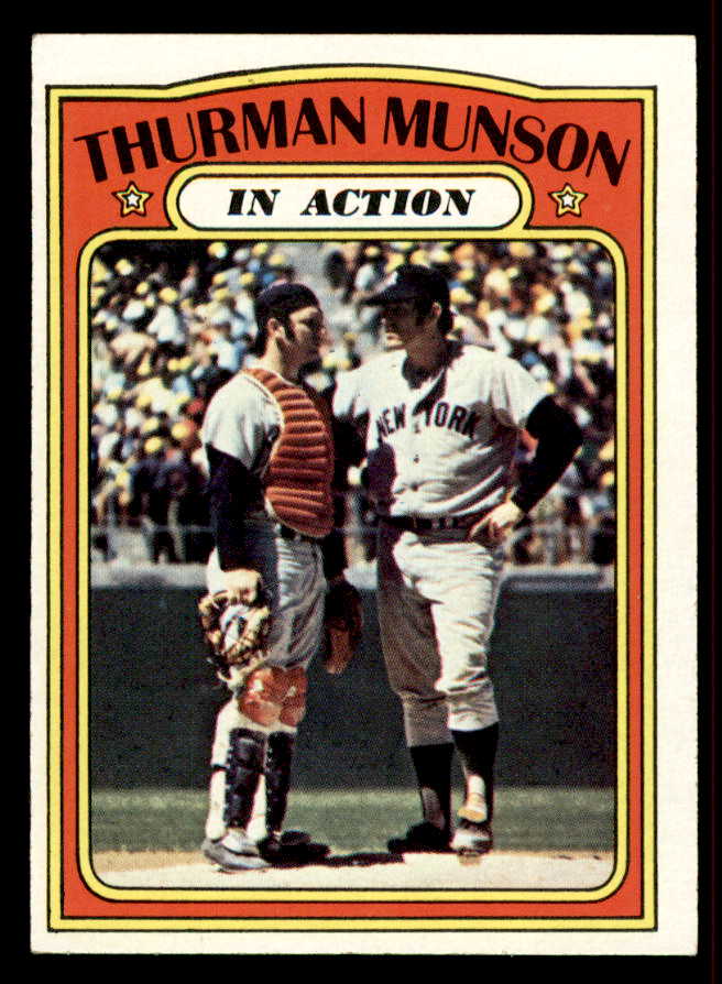 1972 Topps Baseball #442 Thurman Munson IA Yankees EX-MT 556846