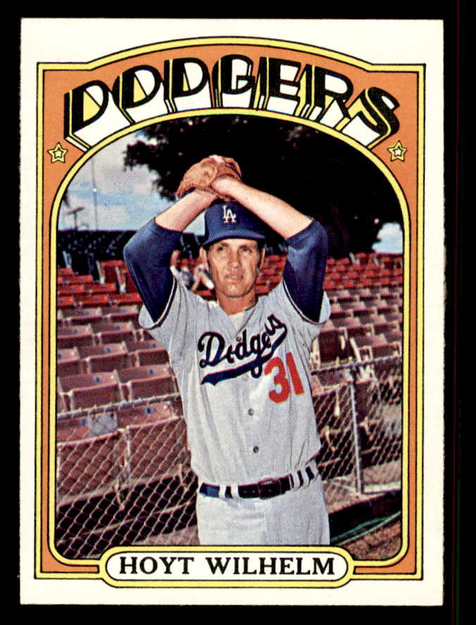1972 Topps Baseball #777 Hoyt Wilhelm Dodgers EX+/EX-MT 556857