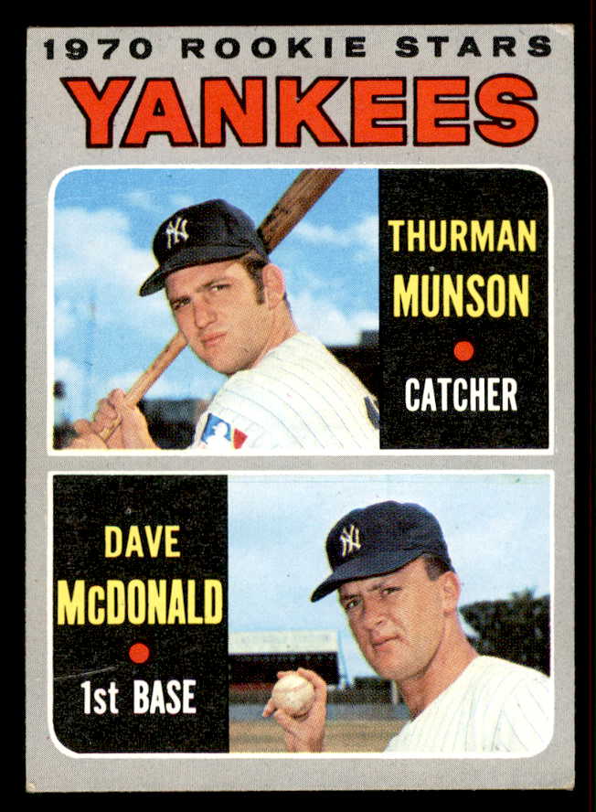 1970 Topps Baseball #189 Thurman Munson Yankees EX+/EX-MT 556907