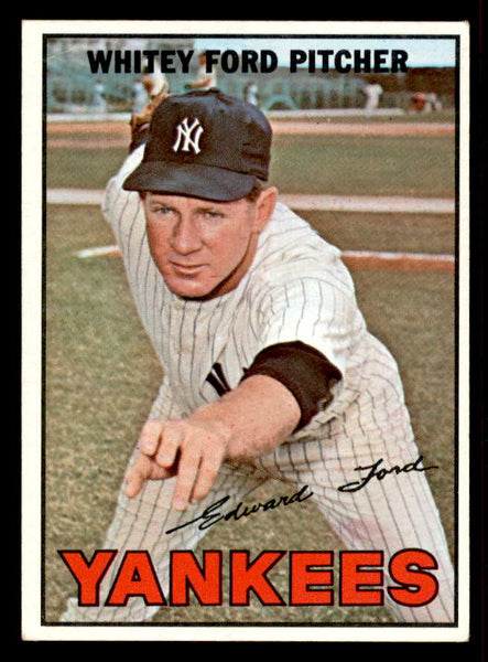 1967 Topps Baseball #005 Whitey Ford Yankees NR-MT 556936