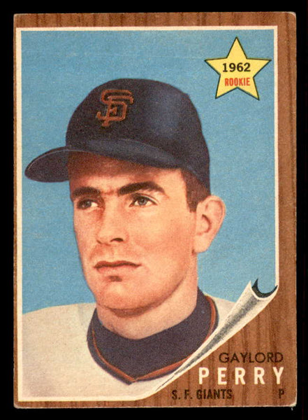 1962 Topps Baseball #199 Gaylord Perry Giants VG-EX 556939