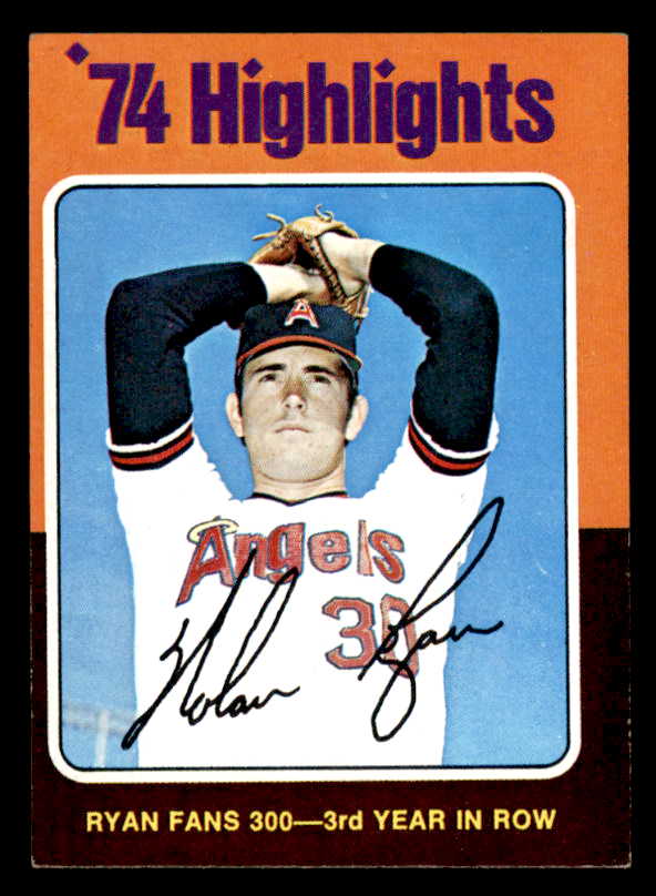1975 Topps Mini Baseball #005 Nolan Ryan HL Angels EX-MT 556954