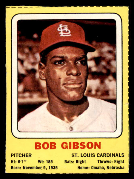 1969 Transogram Bob Gibson Cardinals VG-EX 556965