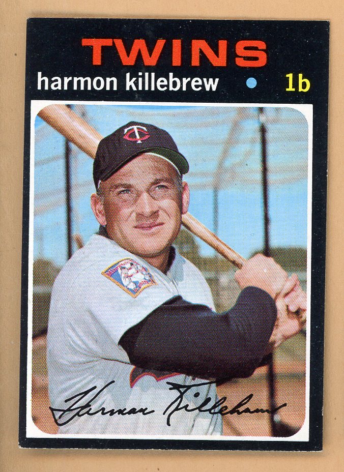 1971 Topps Baseball #550 Harmon Killebrew Twins EX-MT 556972