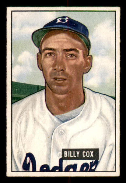 1951 Bowman Baseball #224 Billy Cox Dodgers EX-MT 556982