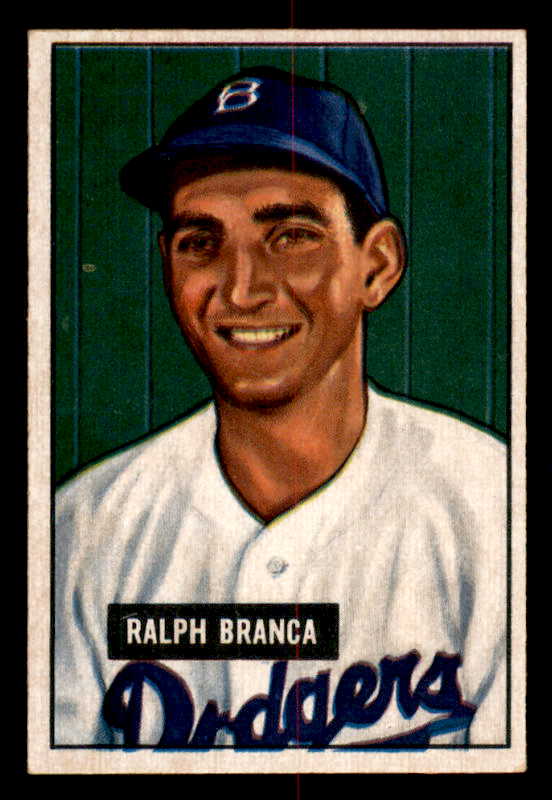 1951 Bowman Baseball #056 Ralph Branca Dodgers EX-MT 556995