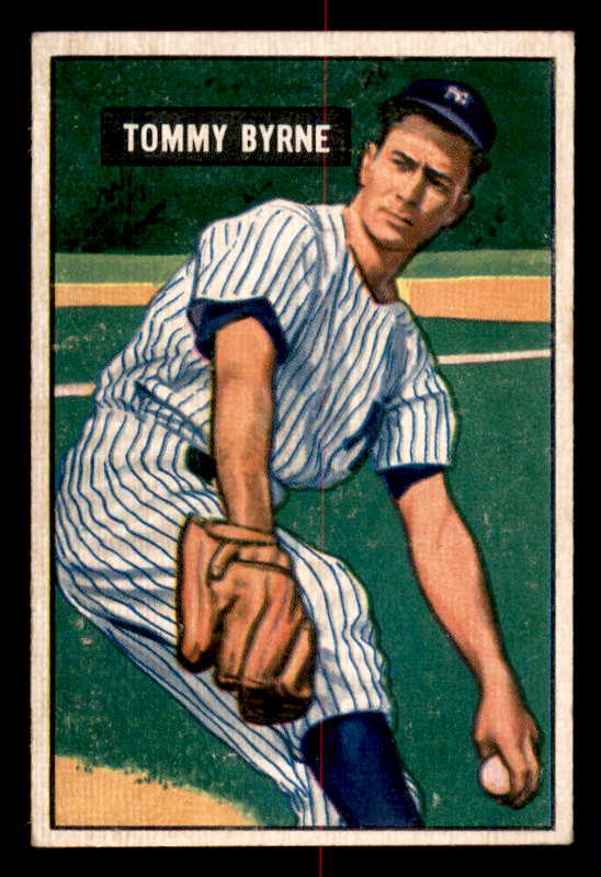 1951 Bowman Baseball #073 Tommy Byrne Yankees EX-MT 556998