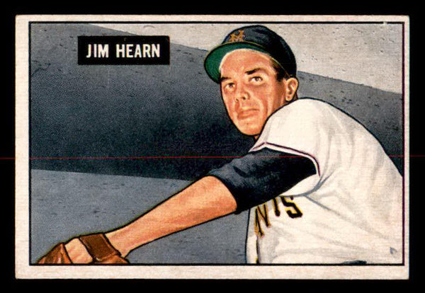 1951 Bowman Baseball #061 Jim Hearn Giants EX-MT 557004