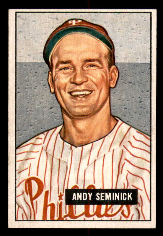 1951 Bowman Baseball #051 Andy Seminick Phillies EX-MT 557006
