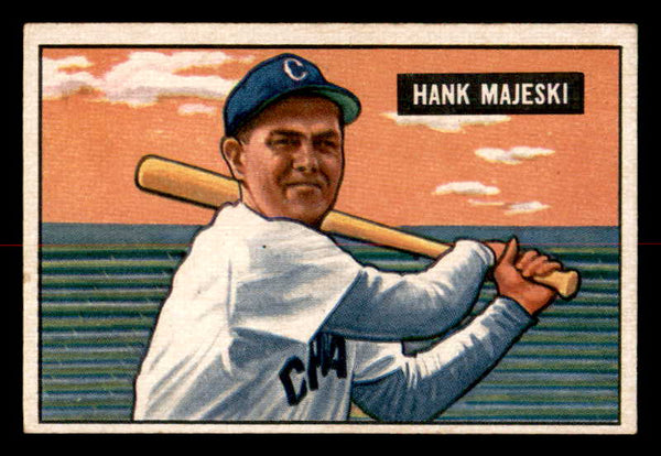 1951 Bowman Baseball #012 Hank Majeski White Sox EX-MT 557009