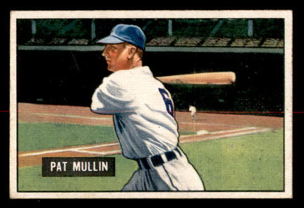 1951 Bowman Baseball #106 Pat Mullin Tigers EX-MT 557013