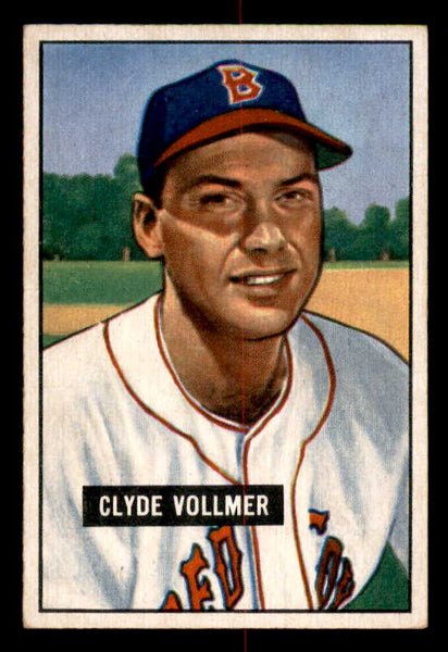 1951 Bowman Baseball #091 Clyde Vollmer Red Sox EX-MT 557016