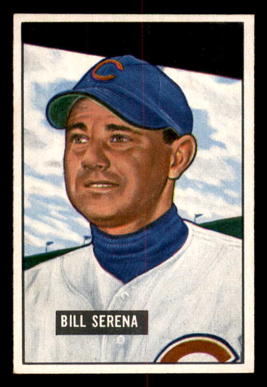 1951 Bowman Baseball #246 Bill Serena Cubs EX-MT 557021