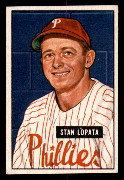 1951 Bowman Baseball #076 Stan Lopata Phillies EX-MT 557032