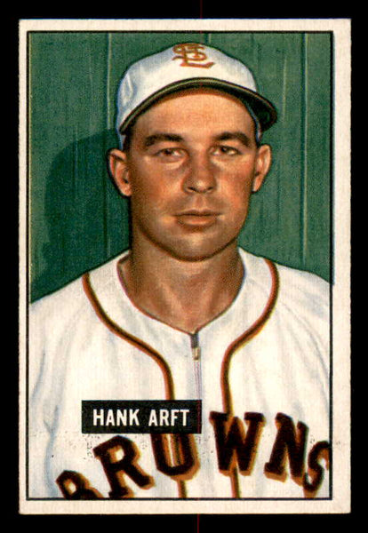 1951 Bowman Baseball #173 Hank Arft Browns EX-MT 557037