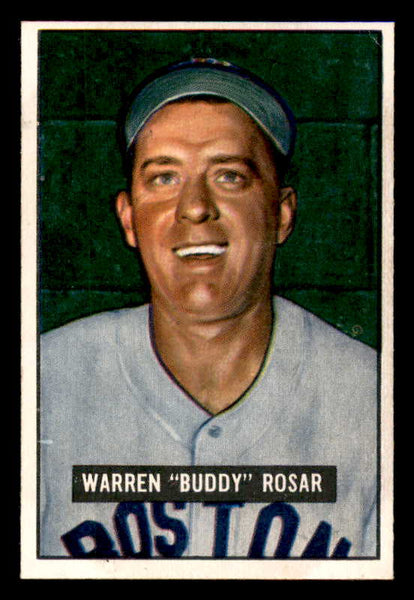 1951 Bowman Baseball #236 Buddy Rosar Red Sox EX-MT 557046