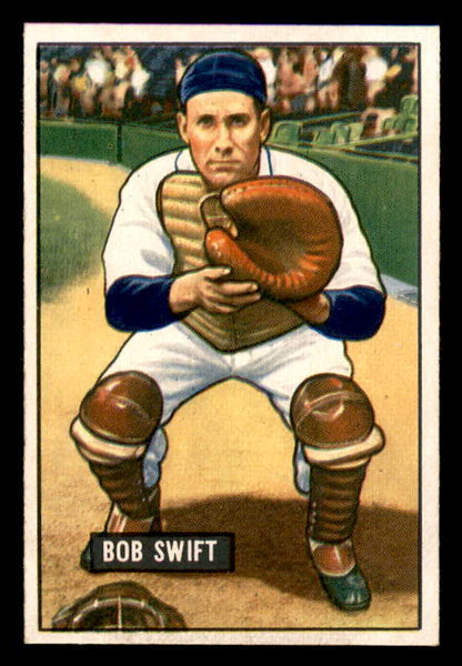 1951 Bowman Baseball #214 Bob Swift Tigers EX-MT 557052