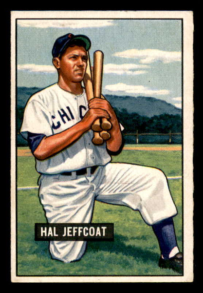1951 Bowman Baseball #211 Hal Jeffcoat Cubs EX-MT 557053