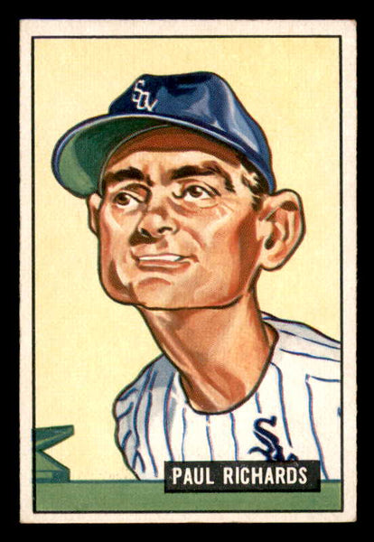 1951 Bowman Baseball #195 Paul Richards White Sox EX-MT 557055