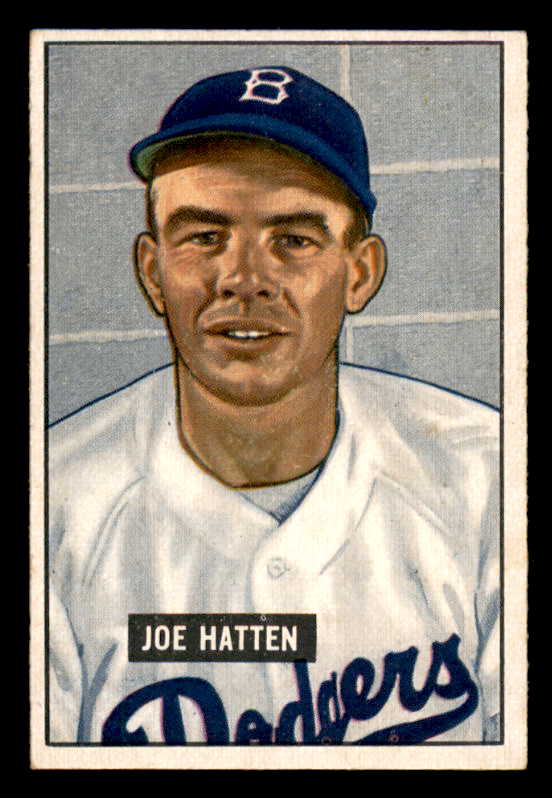 1951 Bowman Baseball #190 Joe Hatten Dodgers EX-MT 557056