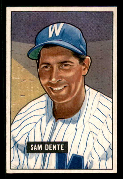 1951 Bowman Baseball #133 Sam Dente Senators EX-MT 557065