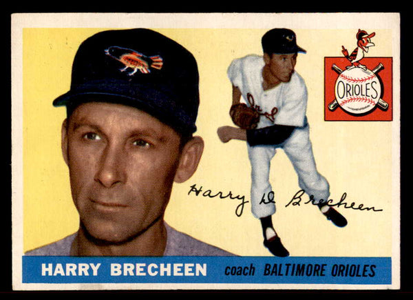 1955 Topps Baseball #113 Harry Brecheen Orioles EX 557068