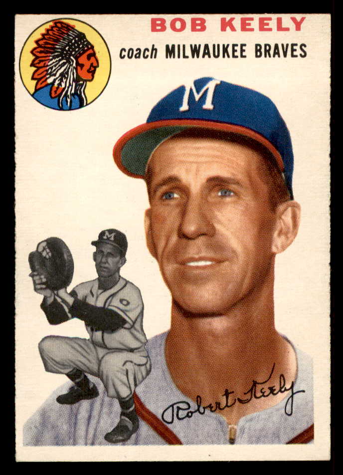 1954 Topps Baseball #176 Bob Keely Braves EX-MT 557089