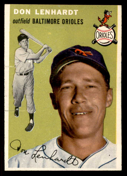 1954 Topps Baseball #157 Don Lenhardt Orioles EX-MT 557099