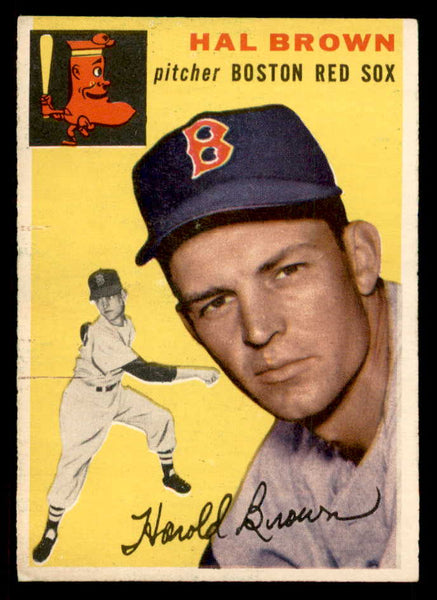 1954 Topps Baseball #172 Hal Brown Red Sox EX-MT 557103