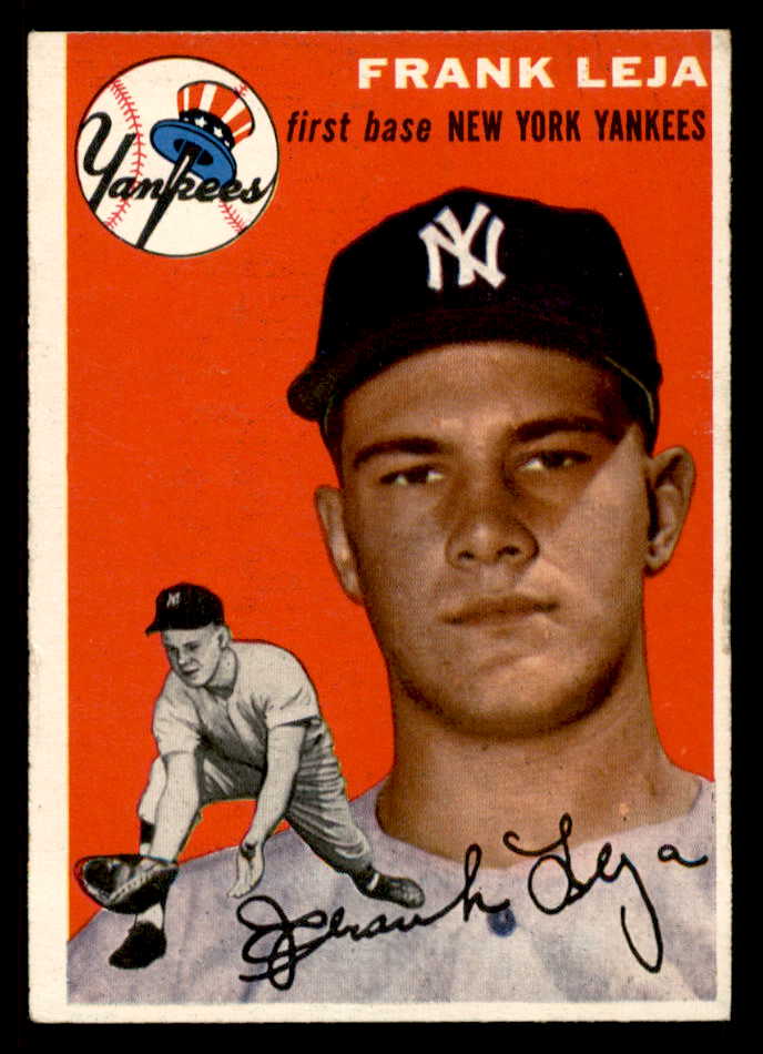 1954 Topps Baseball #175 Frank Leja Yankees EX-MT 557105