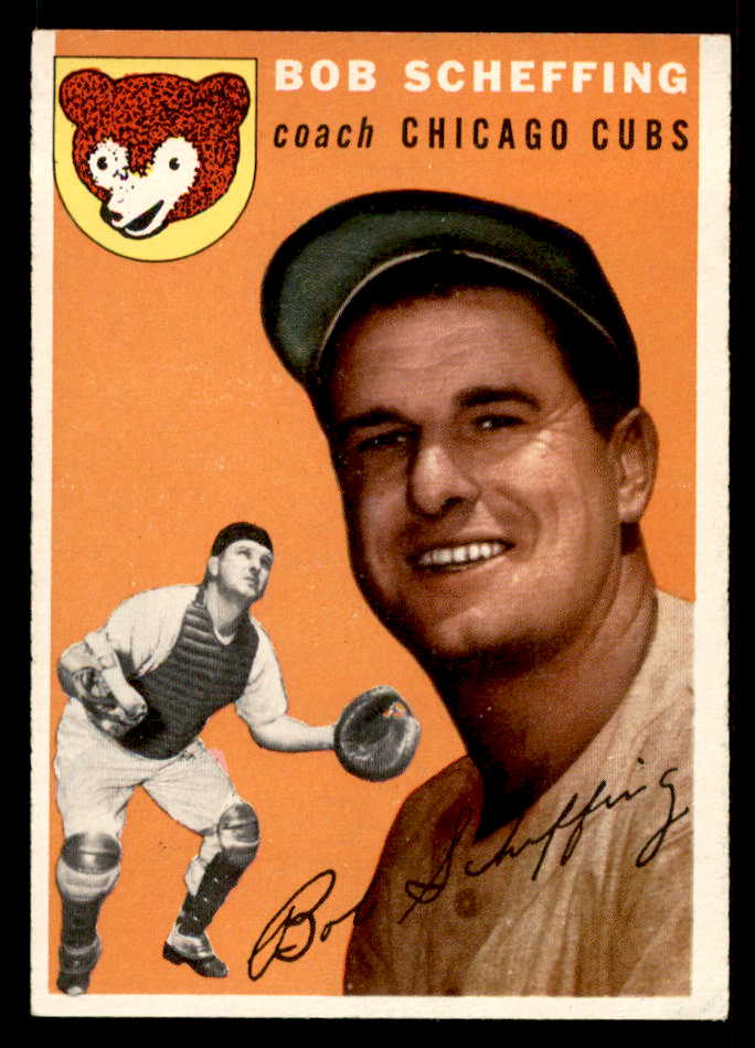 1954 Topps Baseball #076 Bob Scheffing Cubs EX-MT 557120