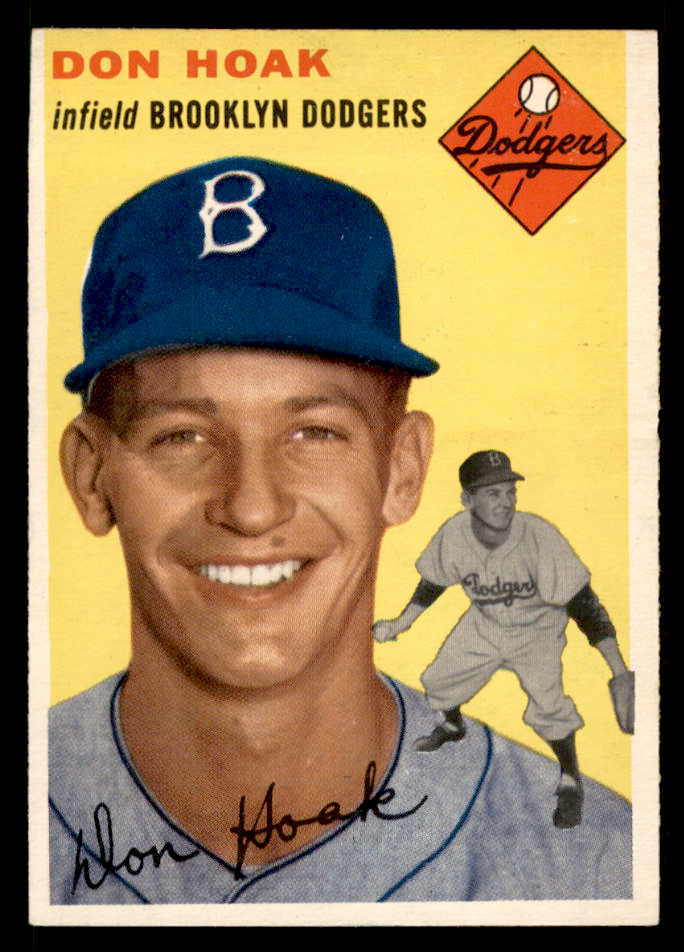 1954 Topps Baseball #211 Don Hoak Dodgers EX-MT 557124